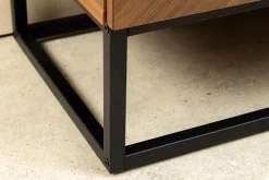 Riess-Ambiente Industrial Loft|Sideboards & Kommoden > Industrial Sideboard GRANDEZZA 180cm natur Walnuss schwarz Metall viel Stauraum