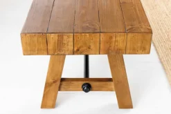 Riess-Ambiente Mehr...|Industrial Loft > Industrial Sitzbank FINCA 240cm vintage braun recyceltes Pinienholz Eisen