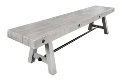 Riess-Ambiente Industrial Loft|Sitzbänke > Industrial Sitzbank FINCA 165cm grau Pinie recyceltes Massivholz Eisen