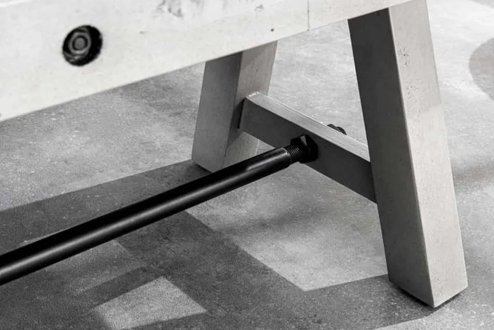 Riess-Ambiente Industrial Loft|Sitzbänke > Industrial Sitzbank FINCA 165cm grau Pinie recyceltes Massivholz Eisen