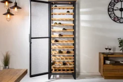 Riess-Ambiente Industrial Loft|Weinregale > Industrial Weinschrank BODEGA 184cm recyceltes Pinienholz natur Weinregal für 72 Flaschen
