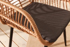 Riess-Ambiente Haus & Garten|Sitzgruppen > In- und Outdoor Bistro Balkon-Set PARIS braun Polyrattan Sitzgruppe wetterfest mit Tisch