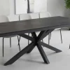 Riess-Ambiente Haus & Garten|Esstische > In- und Outdoor Esstisch GALAXIE 180cm anthrazit Keramik Aluminium Gartentisch