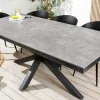 Riess-Ambiente Haus & Garten|Esstische > In- und Outdoor Esstisch GALAXIE 200cm hellgrau Keramik anthrazit Aluminium