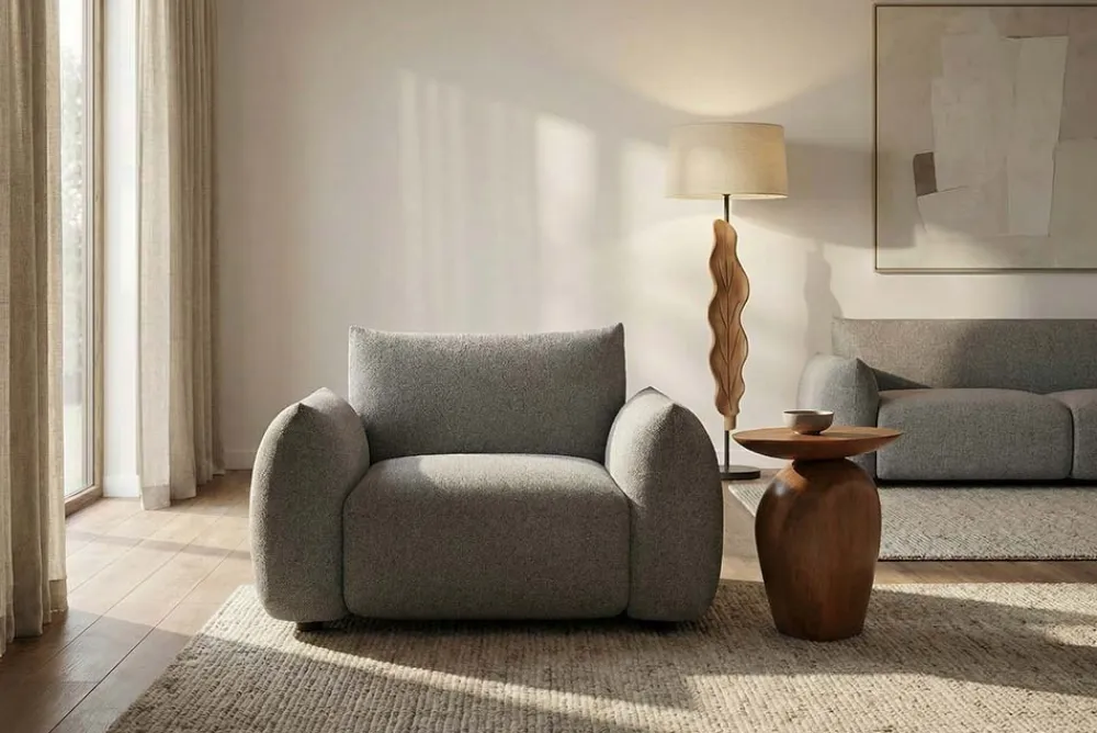 Riess-Ambiente Haus & Garten|Sitzgruppen > In- und Outdoor Gartensessel SEAHAWK anthrazit Aluminium Olefin 1-Sitzer Sofa wetterfest