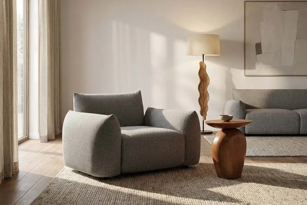 Riess-Ambiente Haus & Garten|Sitzgruppen > In- und Outdoor Gartensessel SEAHAWK anthrazit Aluminium Olefin 1-Sitzer Sofa wetterfest