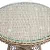 Riess-Ambiente Haus & Garten|Sitzgruppen > In- und Outdoor Garten-Set ELYSEE natur grau Polyrattan Aluminium inkl. Tisch Kissen