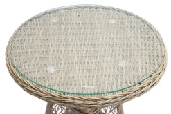 Riess-Ambiente Haus & Garten|Sitzgruppen > In- und Outdoor Garten-Set ELYSEE natur grau Polyrattan Aluminium inkl. Tisch Kissen
