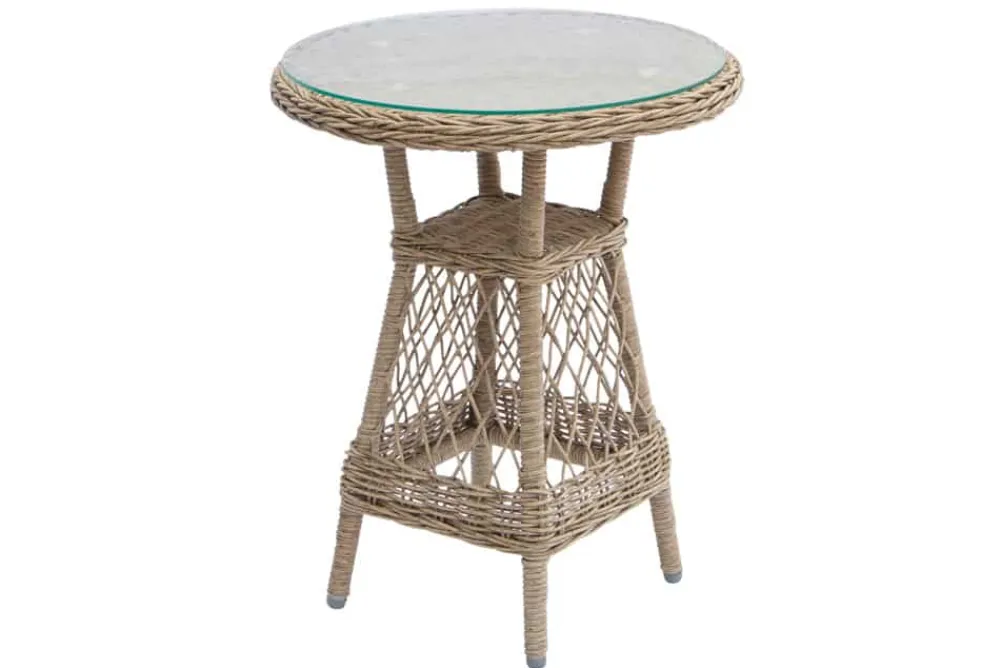 Riess-Ambiente Haus & Garten|Sitzgruppen > In- und Outdoor Garten-Set ELYSEE natur grau Polyrattan Aluminium inkl. Tisch Kissen