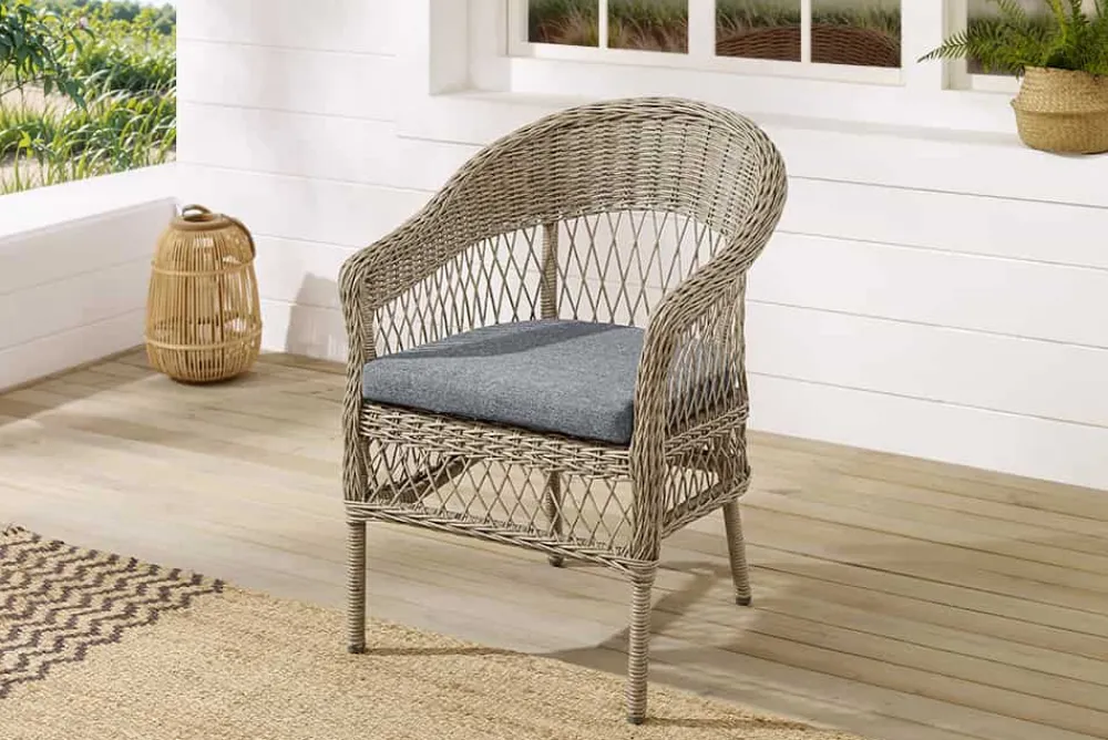 Riess-Ambiente Haus & Garten|Sitzgruppen > In- und Outdoor Garten-Set ELYSEE natur grau Polyrattan Aluminium inkl. Tisch Kissen