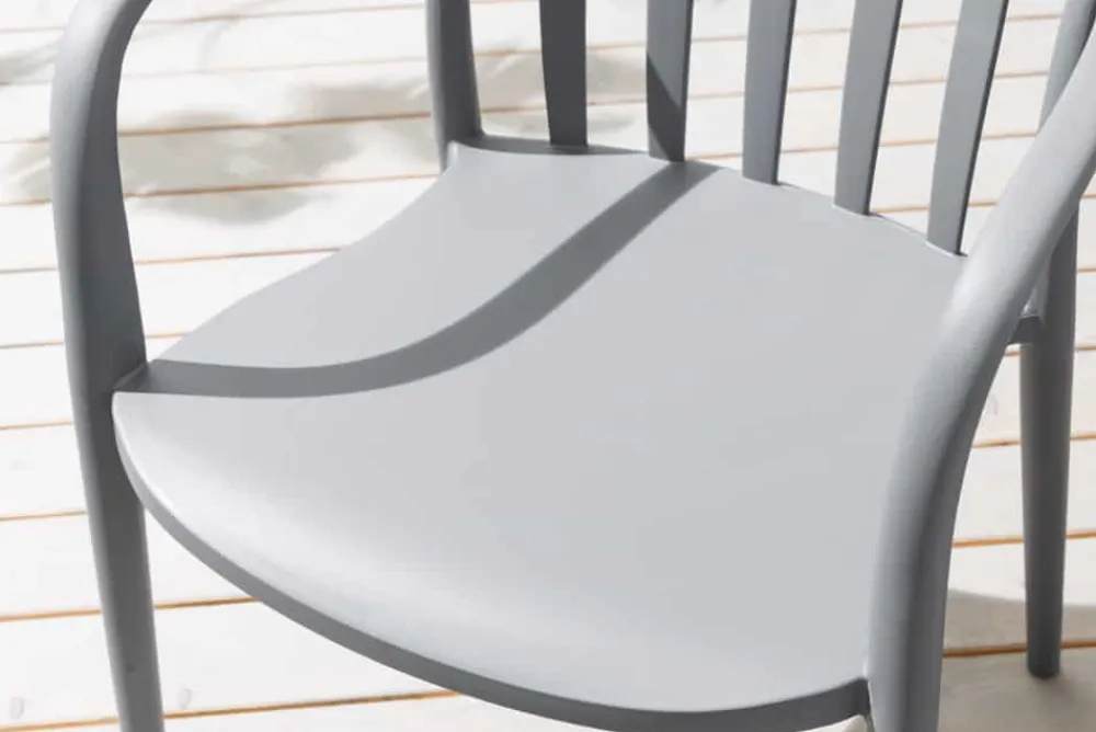 Riess-Ambiente Haus & Garten|Gartenstühle > In- und Outdoor Gartenstuhl STUDIO ITALIA anthrazit stapelbar wetterfest