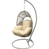 Riess-Ambiente Haus & Garten|Hängesessel > In- und Outdoor Hängesessel AIR ROPE beige greige inkl. Kissen