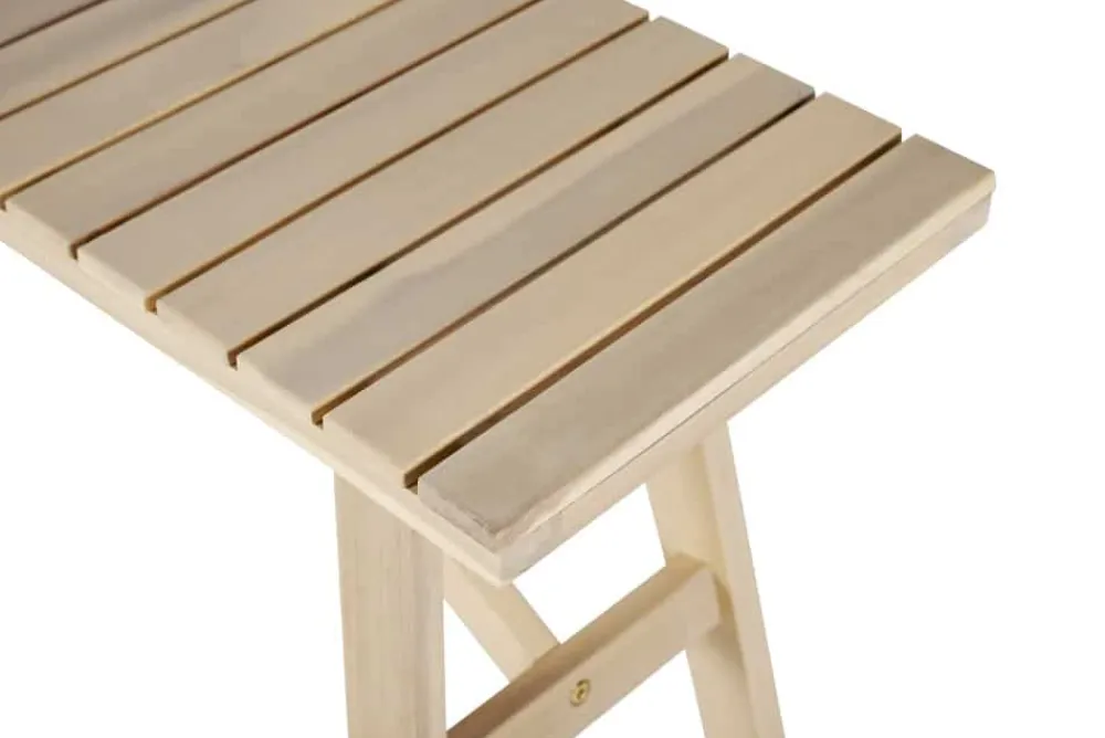 Riess-Ambiente Haus & Garten|Mehr... > In- und Outdoor Sitzbank BALI 110cm natur hell Akazienholz wetterfest Balkonbank