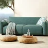 Riess-Ambiente 2-Sitzer Sofa|Sitzgruppen > In- und Outdoor Sofa SEAHAWK 205cm türkis Aluminium Olefin wetterfest 2-Sitzer Couch