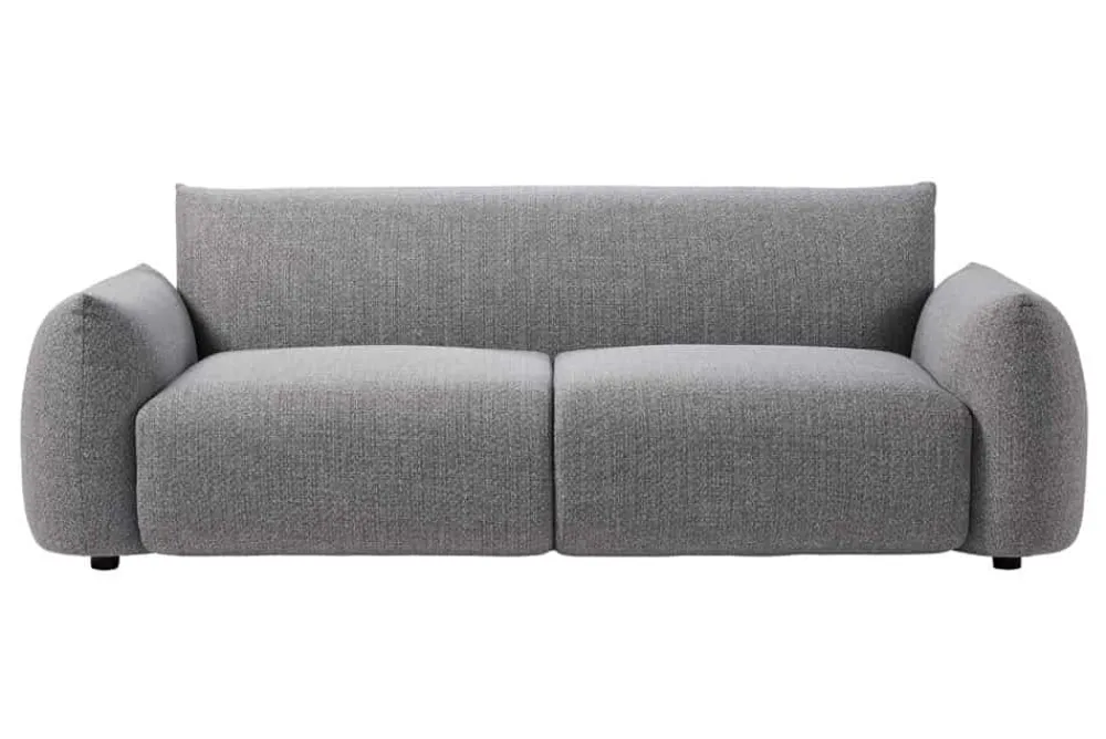 Riess-Ambiente 2-Sitzer Sofa|Sitzgruppen > In- und Outdoor Sofa SEAHAWK 205cm anthrazit Aluminium Olefin wetterfest 2-Sitzer Couch