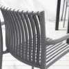 Riess-Ambiente Haus & Garten|Gartenstühle > In- und Outdoor Stuhl STUDIO ITALIA anthrazit stapelbar wetterfest Gartenstuhl