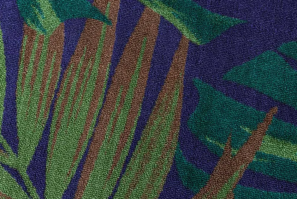 Riess-Ambiente Outdoor Teppiche|Teppiche > In- und Outdoor Teppich LEAF 240x160cm grün blau Blatt-Design wetterfest