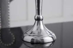 Riess-Ambiente Kerzenständer > Kerzenständer MODERN BAROCK 40cm silber 5-armig Lüster Aluminium poliert Kerzenhalter