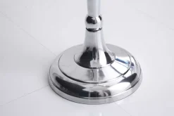 Riess-Ambiente Kerzenständer > Kerzenständer MODERN BAROCK 120cm silber 5-armig Lüster Aluminium poliert Kerzenhalter
