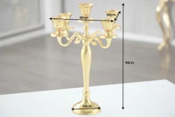 Riess-Ambiente Goldene Möbel|Kerzenständer ><noscript><img width=
