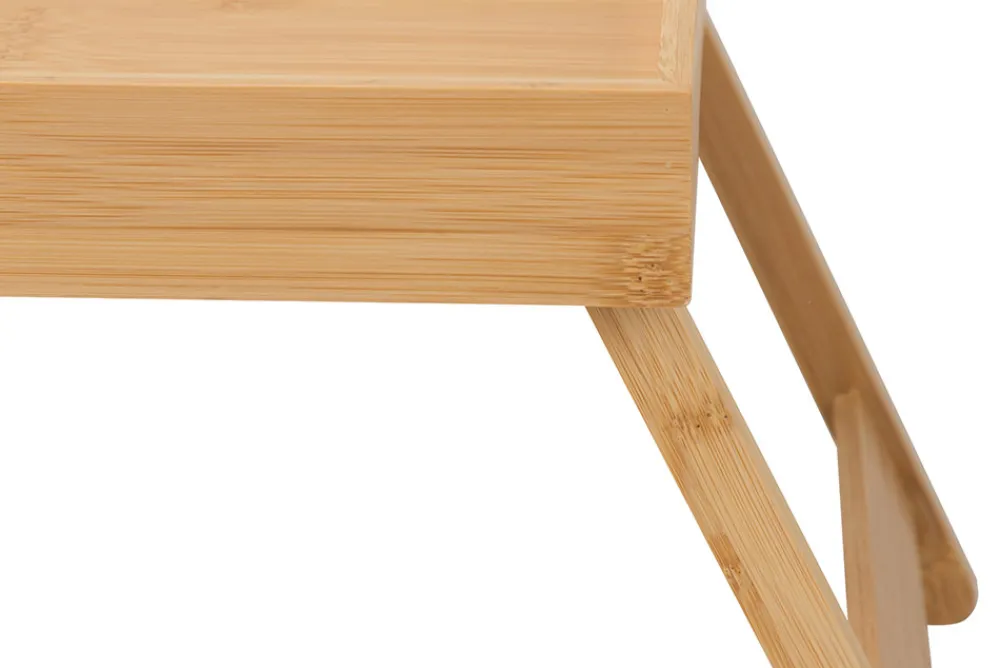 Riess-Ambiente Dekoration > Klappbares Tablett ZEN-BO 50cm natur Bambusholz Betttisch