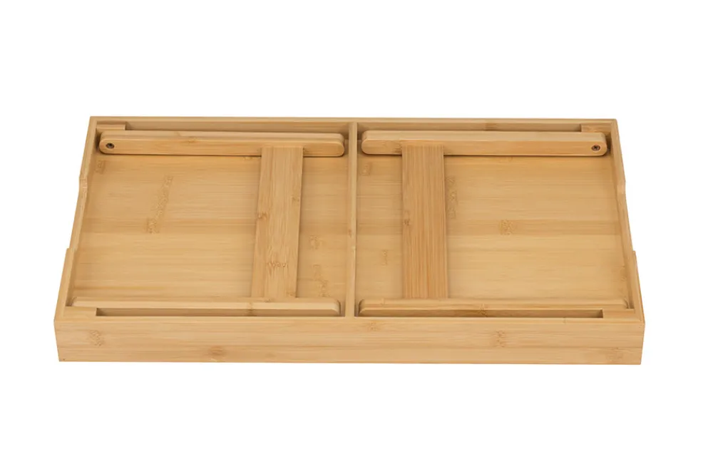 Riess-Ambiente Dekoration > Klappbares Tablett ZEN-BO 50cm natur Bambusholz Betttisch
