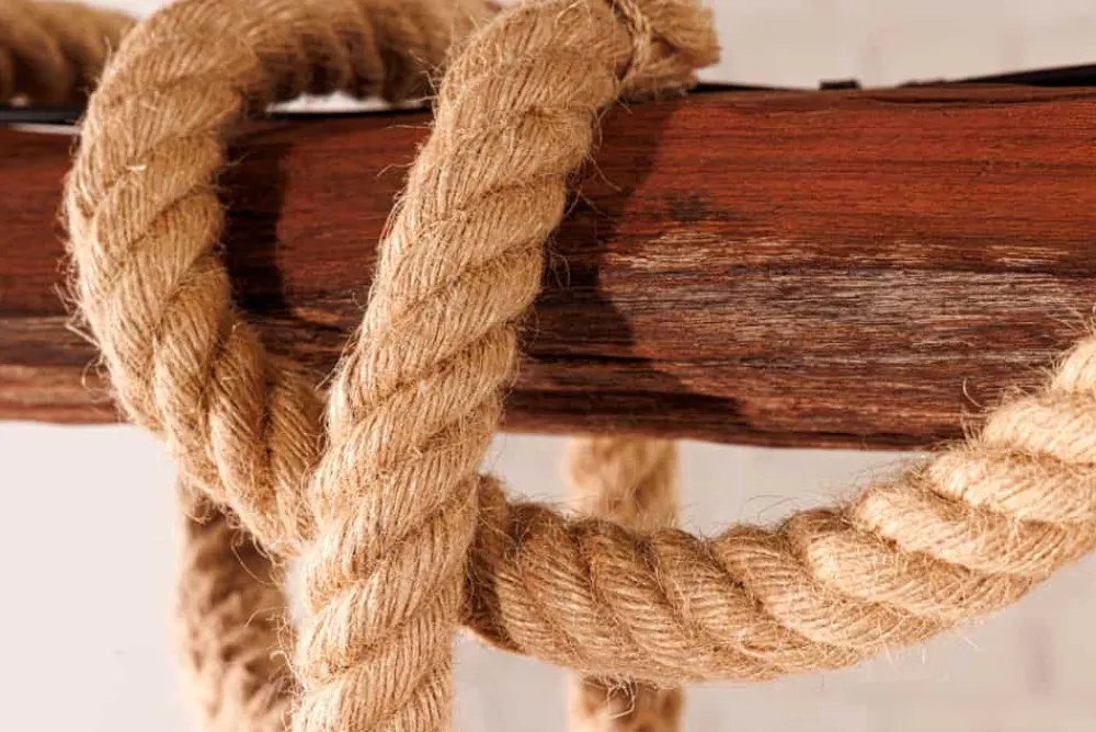 Riess-Ambiente Hängelampen|Mehr... > Maritime Hängeleuchte SEVEN SEAS 110cm Massivholz Seil Deckenlampe 5 Leuchten