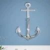 Riess-Ambiente Wanddekoration > Maritime Wanddekoration SEVEN SEAS 70cm silber 3D Anker