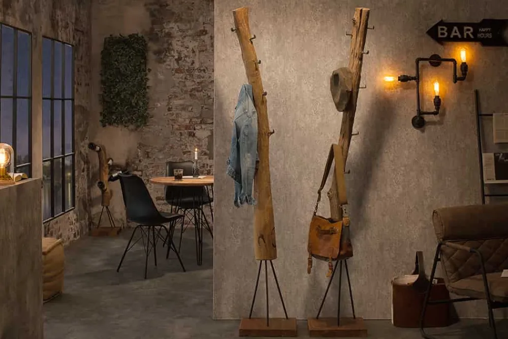 Riess-Ambiente Mehr...|Mehr... > Massive Garderobe HEMINGWAY 200cm Teakholz Kleiderständer