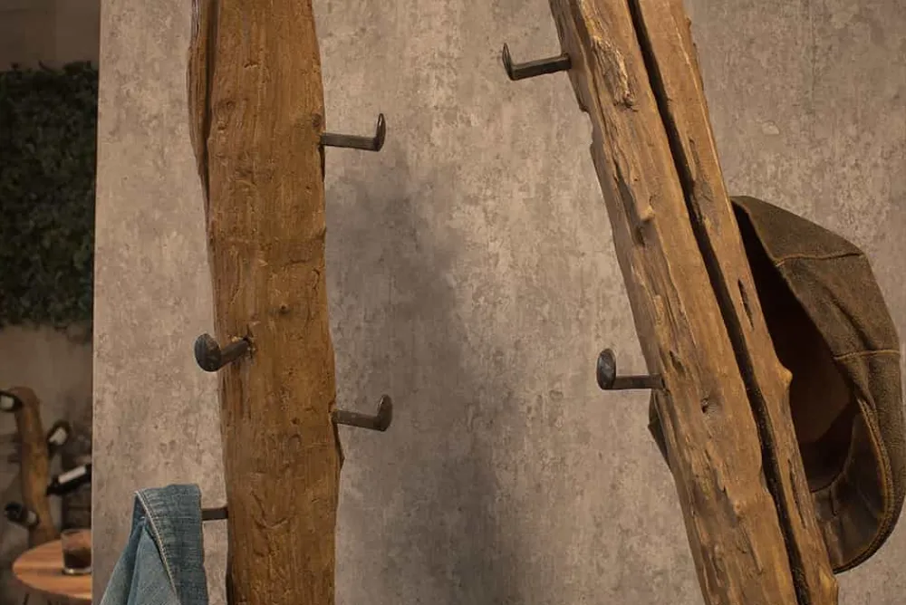 Riess-Ambiente Mehr...|Mehr... > Massive Garderobe HEMINGWAY 200cm Teakholz Kleiderständer