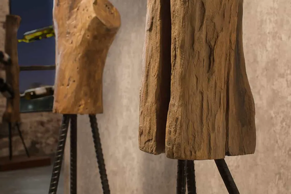 Riess-Ambiente Mehr...|Mehr... > Massive Garderobe HEMINGWAY 200cm Teakholz Kleiderständer