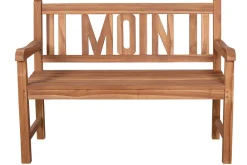 Riess-Ambiente Mehr...|Massivholz Gartenmöbel > Massive Gartenbank EMPIRE TEAK Moin 120cm natur Teakholz