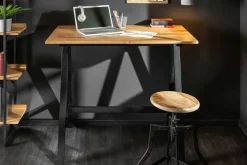 Riess-Ambiente Mehr...|Mehr... > Massiver Bartisch CASTLE 120cm Wildeiche natur Stehtisch Industrial Design