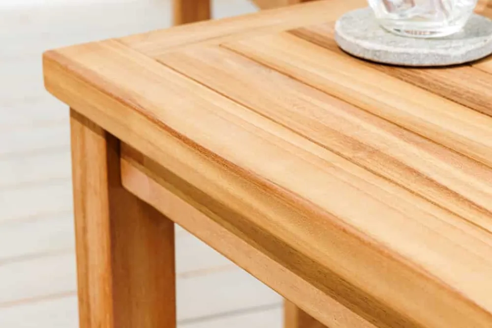 Riess-Ambiente Mehr...|Massivholz Gartenmöbel > Massiver Beistelltisch EMPIRE TEAK 50cm natur Teakholz