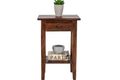 Riess-Ambiente Beistelltische|Mehr... > Massiver Beistelltisch HEMINGWAY 55cm coffee Mahagoniholz Shabby Chic Telefontisch