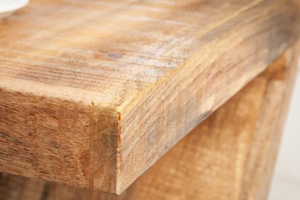 Riess-Ambiente Beistelltische|Mehr... > Massiver Beistelltisch Z 45cm Mangoholz Z-Form in Handarbeit gefertigt