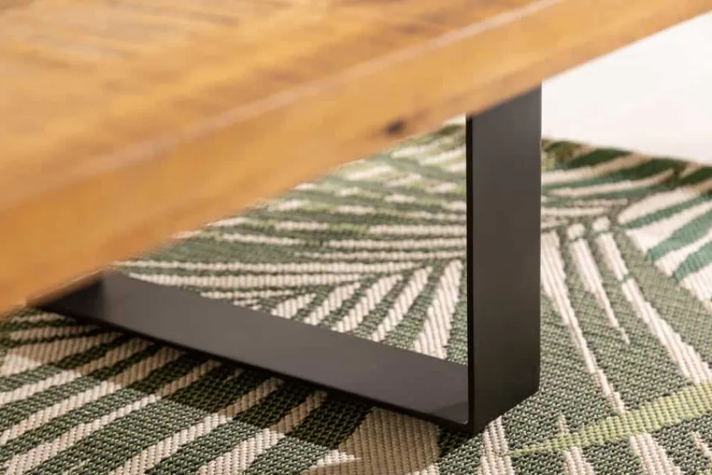 Riess-Ambiente Couchtische & Truhen|Mehr... > Massiver Couchtisch IRON CRAFT 100cm braun natur Mangoholz schwarz Metall