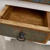 Riess-Ambiente Mehr...|Couchtische > Massiver Couchtisch JAKARTA 70cm weiß bunt Holz Truhe aus recycelten Fischerbooten mit Schubladen