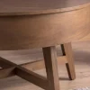 Riess-Ambiente Skandinavisch|Couchtische & Truhen > Massiver Couchtisch KYOTO 70cm braun Mangoholz im Walnuss-Design mit Stauraum
