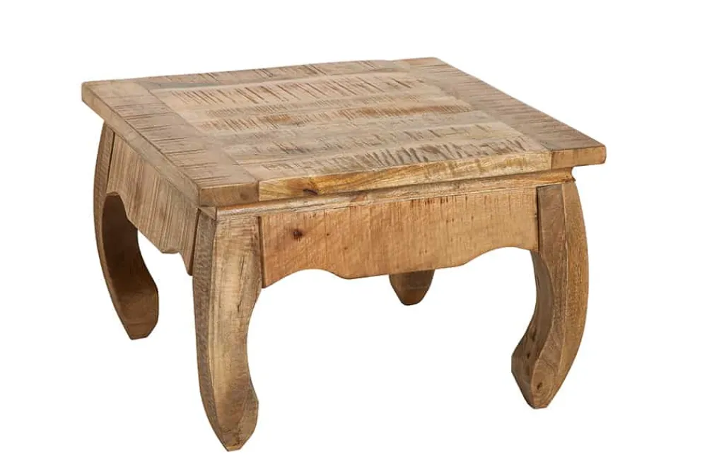 Riess-Ambiente Mehr...|Couchtische > Massiver Couchtisch OPIUM ANTIQUE 60cm natur Mangoholz Beistelltisch