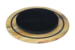 Riess-Ambiente Dekoration|Skandinavisch > Massiver Drehteller SERVANT 60cm natur Mangoholz drehbare Servierplatte rund