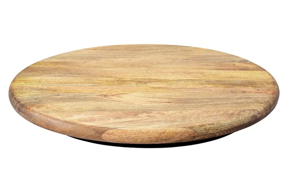 Riess-Ambiente Dekoration|Skandinavisch > Massiver Drehteller SERVANT 60cm natur Mangoholz drehbare Servierplatte rund