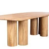 Riess-Ambiente Esstische > Massiver Esstisch ART DECO 240cm natur Mangoholz mit Säulenfüßen
