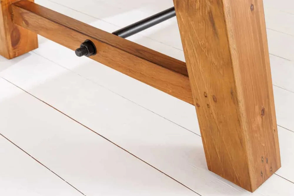 Riess-Ambiente Esstische|Mehr... > Massiver Esstisch FINCA 300-400cm vintage braun verlängerbar recyceltes Pinienholz