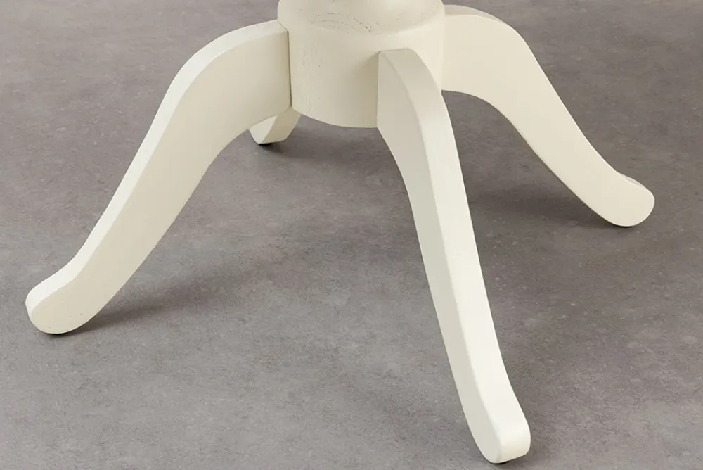 Riess-Ambiente Mehr...|Massivholzesstische > Massiver Esstisch HAMPTONS 70cm hellbraun creme recycelte Pinie Bistrotisch