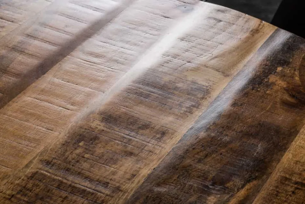 Riess-Ambiente Esstische|Skandinavisch > Massiver Esstisch IRON CRAFT 120cm rund natur Mangoholz