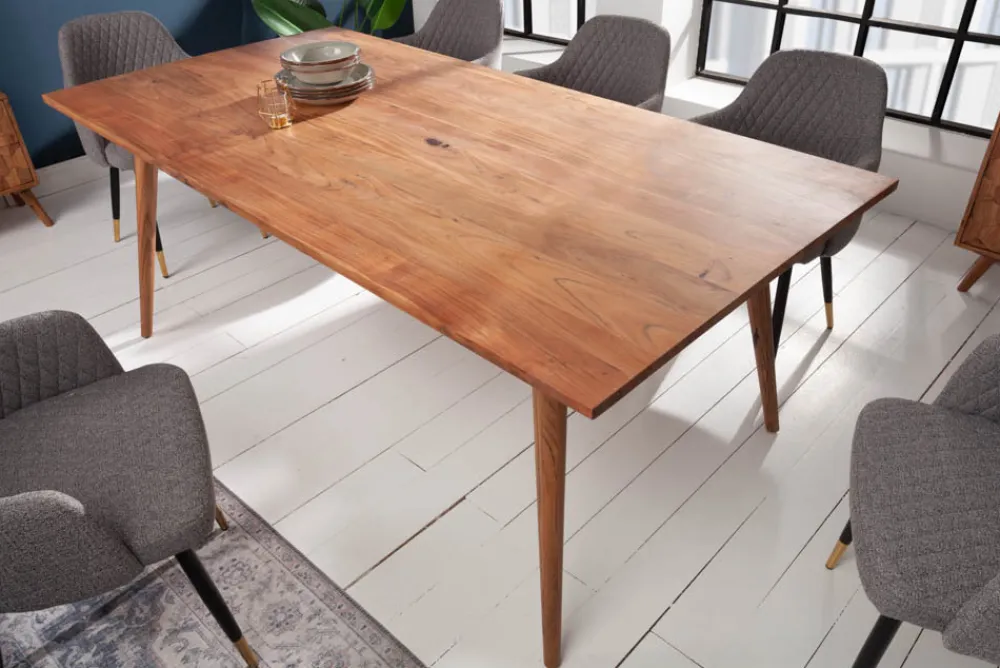 Riess-Ambiente Mehr...|Massivholzesstische > Massiver Esstisch MYSTIC LIVING 160cm Akazie natur Massivholz