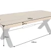 Riess-Ambiente Esstische|Mehr... > Massiver Esstisch THOR 240cm natur recyceltes Pinienholz Industrial Design