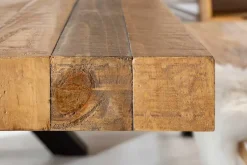 Riess-Ambiente Esstische|Mehr... > Massiver Esstisch THOR 240cm natur recyceltes Pinienholz Industrial Design