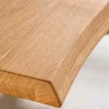 Riess-Ambiente Esstische|Mehr... > Massiver Esstisch WILD OAK 160cm natur schwarz Wildeiche Baumkante Metall U-Gestell